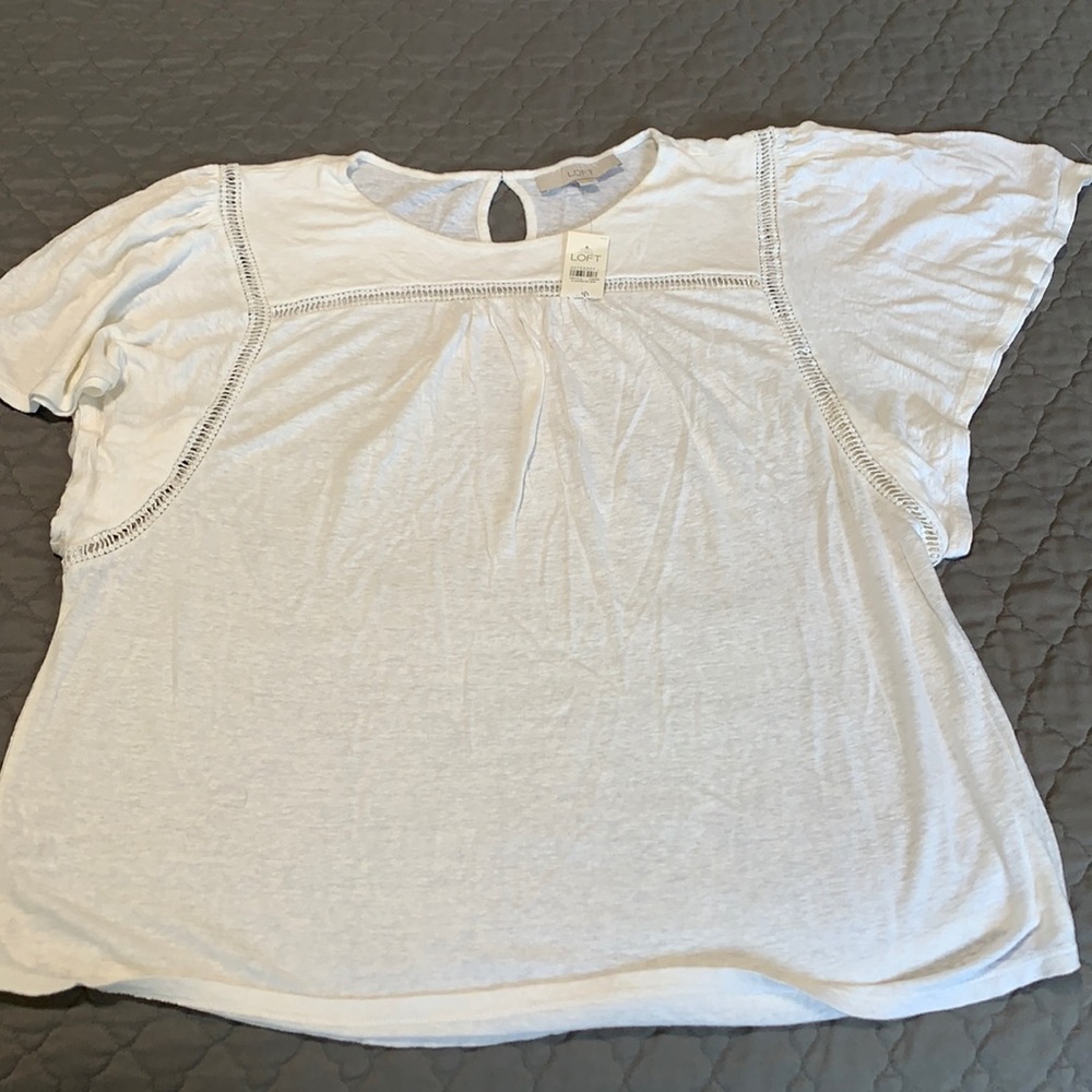 Loft White Top